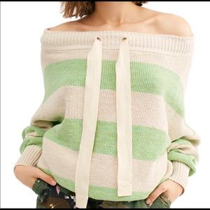 Free People Cassidy Off the Shoulder Pullover NWT